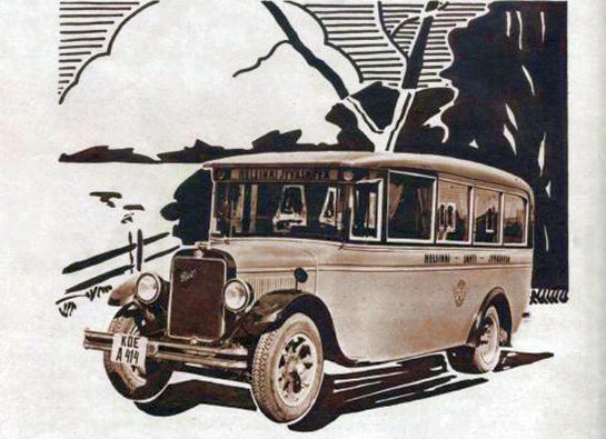 1931 REO bus graphic