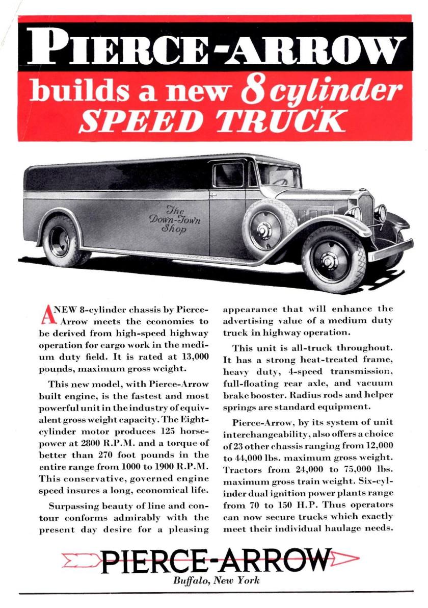 1932 Pierce-Arrow Delivery Van