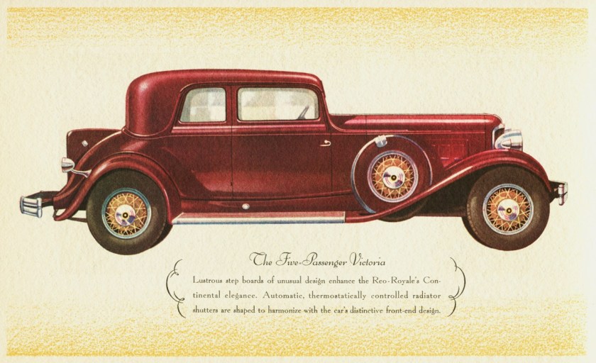 1932 Reo Royale Five-Passenger Victoria