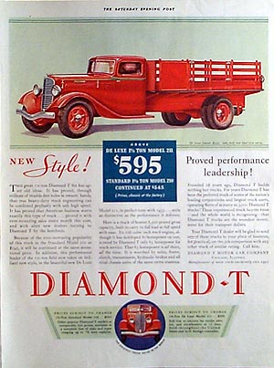 1933 Diamond t model 211 deluxe chassis 15ton 595 US Dorigcena Bay