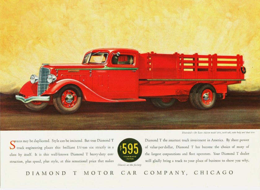 1934 Diamond T De Luxe Model 211 Stake Truck