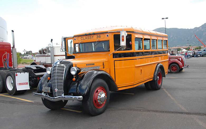 1936 Diamond T 212 bus owned by John Miles