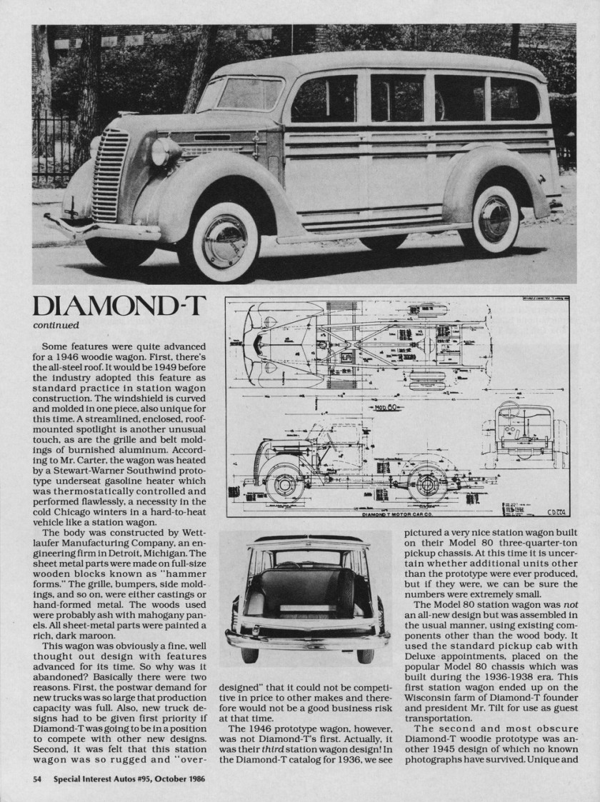 1936 Diamond T 80 Deluxe model 80a