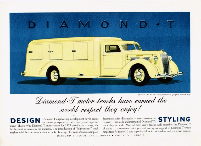 1937 Diamond T Model 212 Ice Cream Truck