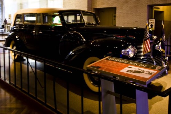 1939 The Sunshine Special on display at the Henry Ford Museum.