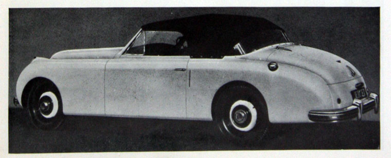 1950 Jensen Interceptor Cabriolet a