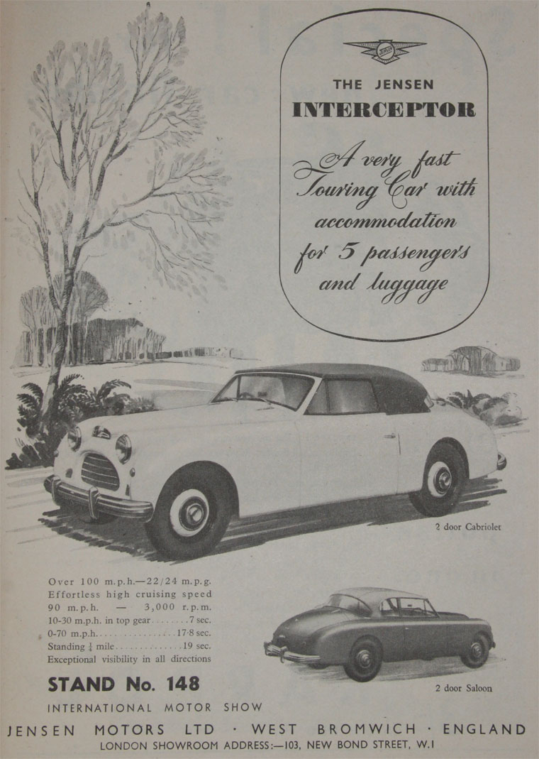 1952 Jensen ad
