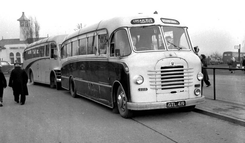 1953 GTL419, was a Bedford SB with a Yeates C35F body
