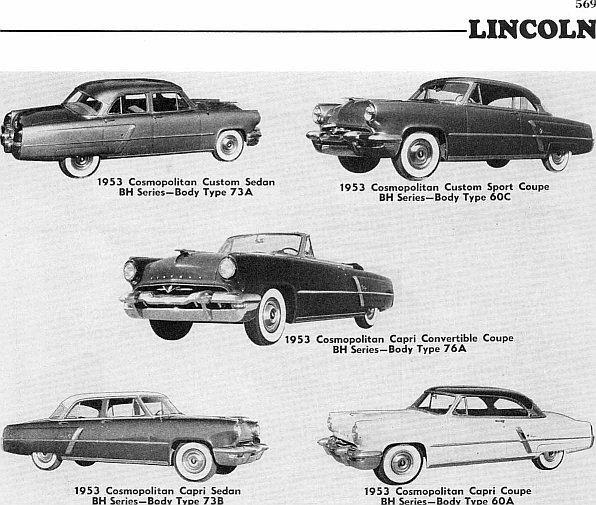 1953 Lincoln ad