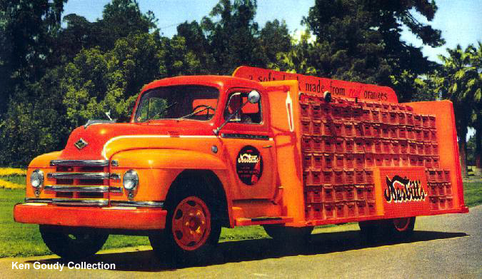 1954 Diamond T Nebitts Soda truck from Fresno, California
