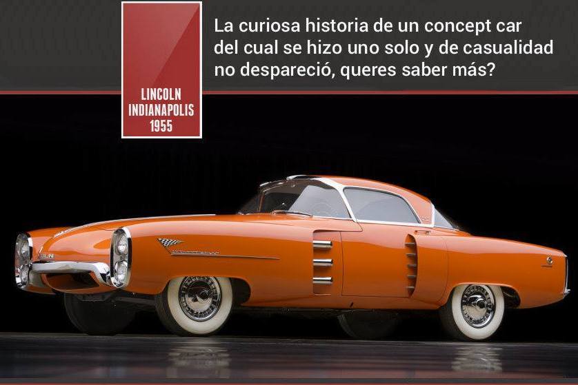 1955 Lincoln Indianapolis a