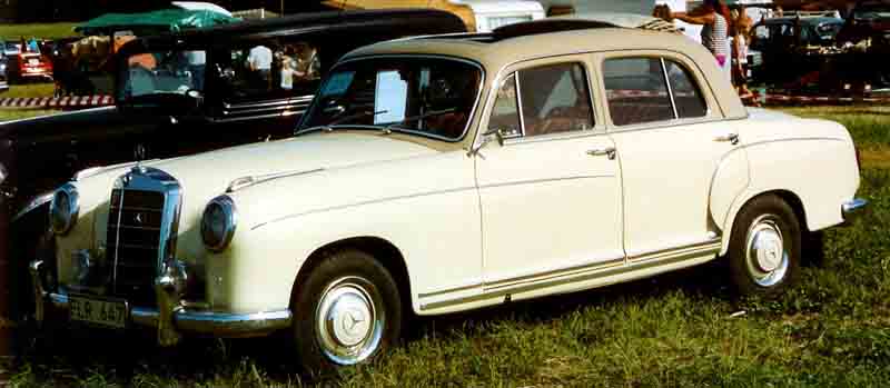 1956 W128 Ponton, a 220SE