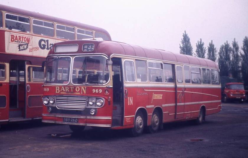 1963 969RVO, a Bedford VAL14 with Yeates Europa DP56D bodywork