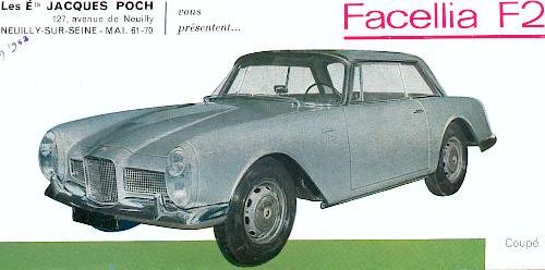 1963 facel  facellia 2+2