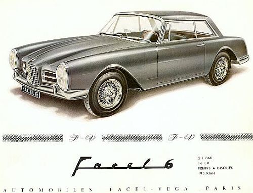 1964 facel vega f6 coupe