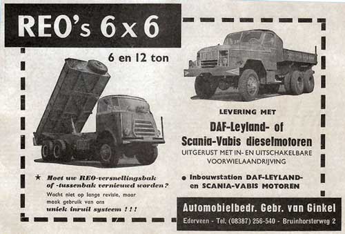 1964 reo-ginkel-Automobielbedrijf Gebr. van Ginkel, Ederveen