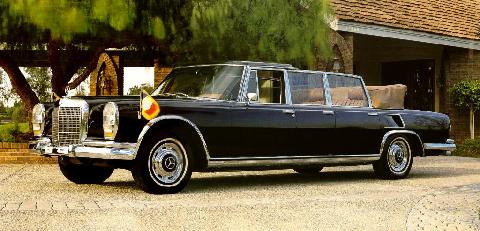 1970 mercedes benz 600 landaulet-black