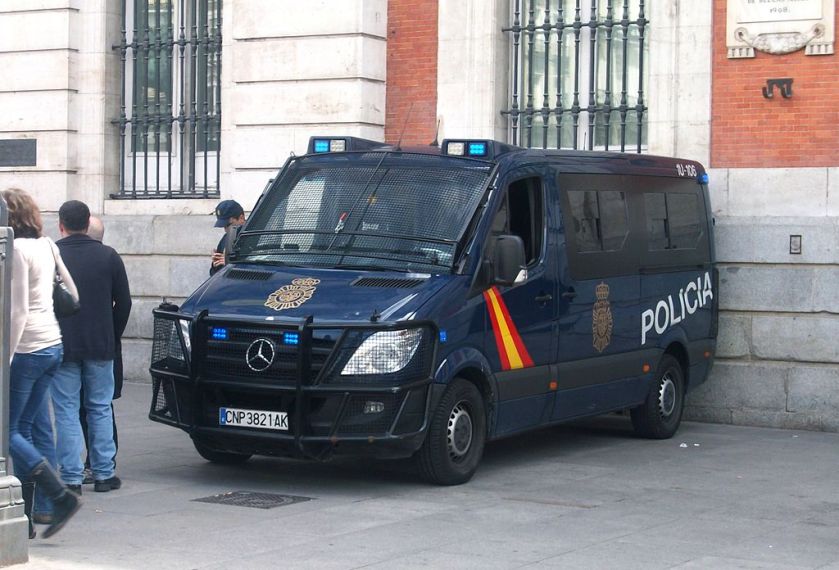2012 Mercedes-Benz Sprinter used as a police bus
