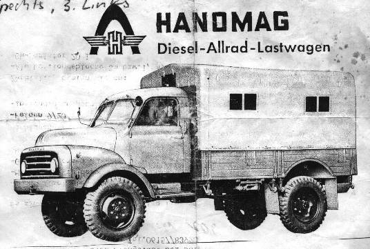 Hanomag A-L28 four wheel drive truck