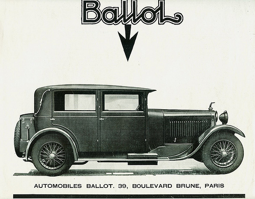 1928 Ballot 8 Cylindres