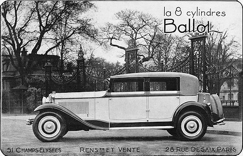 1930 Ballot 8-Cylinder Berline
