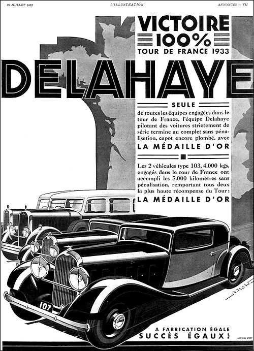 1933 Delahaye Ad a