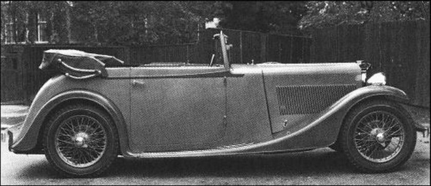 1934 AC Ace 16-56 Drophead Coupe cost £435