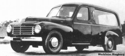 1950 Ringborg Volvo PV445 Katterug Hearse