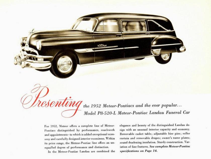 1952 Pontiac Meteor  Hearse