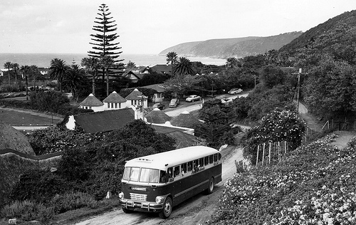 1956 SAR Brill Bus at Wilderness, Cape Province