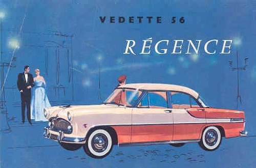 1956 Simca Vedette Regence a