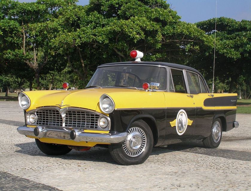 1960 A Brazilian made Simca Chambord, used in the TV series Vigilante Rodoviário (1961-1962)