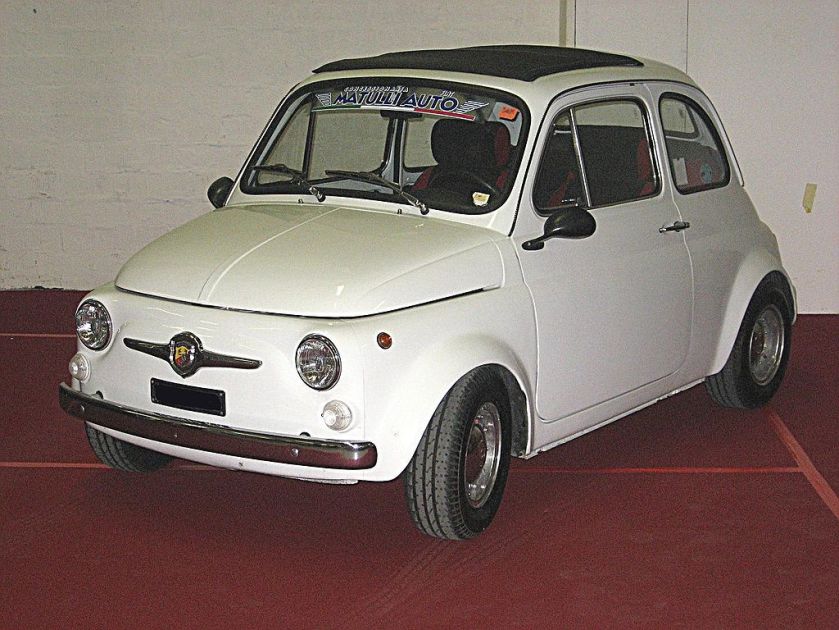 1960 Abarth 595, derived from Fiat 500