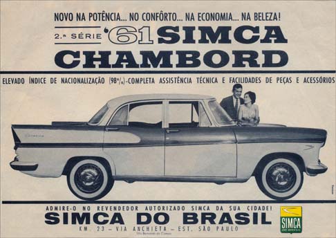1961 Simca Chambord 2e