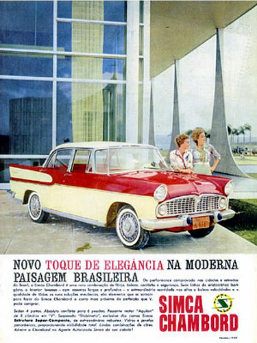 1962 Simca Vedette Chambord 1962 Brazil