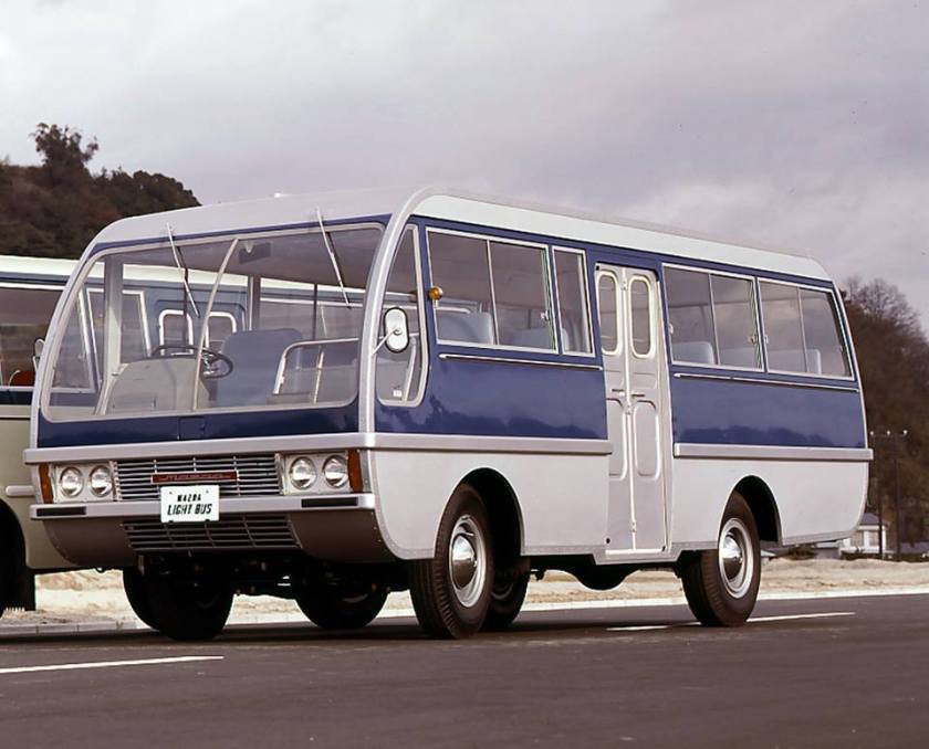 1965. A Mazda Light Bus Type-A, it was capable of carrying 25 people
