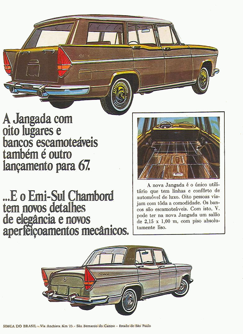 1967 Simca Esplanada brochure