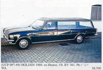 1969 Holden HG Hearse