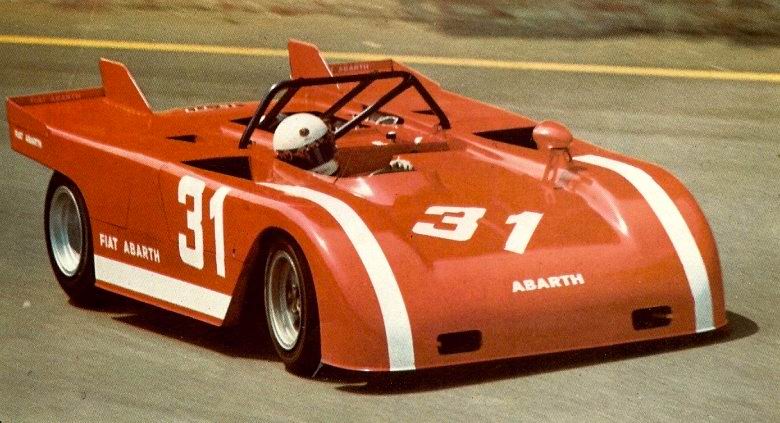 1971 Abarth 2000 Sports prototype pictured at the Mugelia circuit in Italy