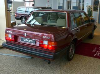 1982 Volvo 760 GLE back