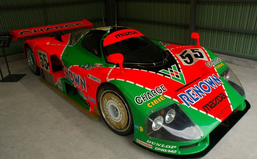 1991 Mazda 787B, winner of the 1991 24 Hours of Le Mans race