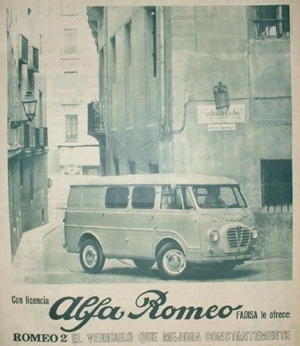 Alfa Romeo Fadisa advert