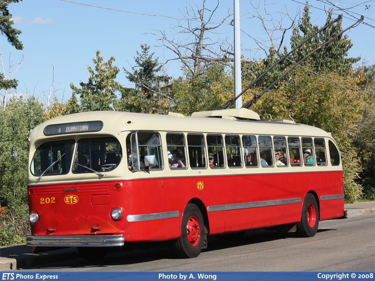 Canadian Car and Foundry T-48A Edmonton Transit System 202-a