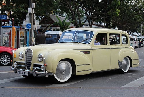 Delahaye limousine used by Crown Prince of Thailand
