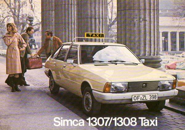 Simca 1307 taxi