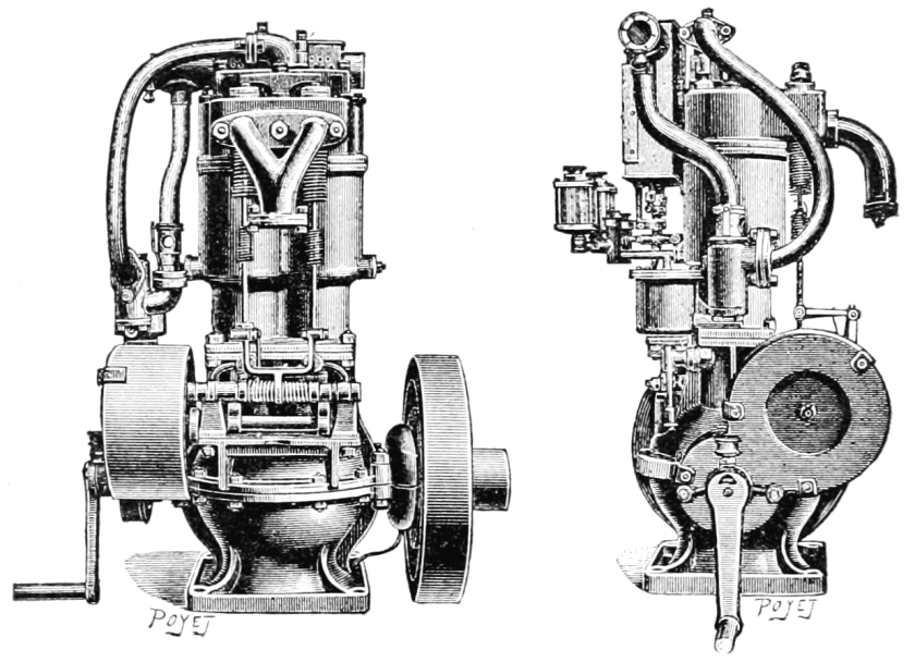 1900 Panhard et Levassor water-cooled 2-cylinder automobile engine