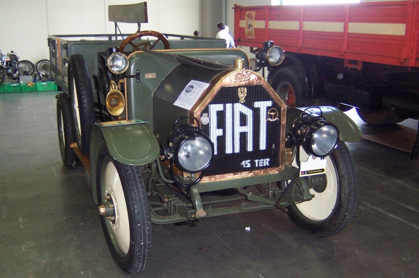1911-20 FIAT 15 Ter in allestimento VTT, 4 cilindri in linea, 4.398 cm3