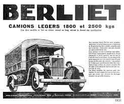 1931 Berliet ad