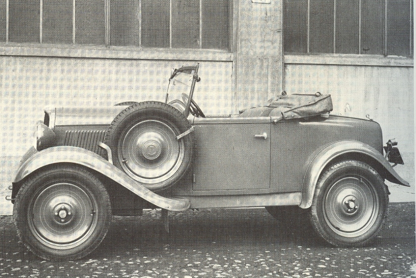 1932 Fiat 508 Balilla Spider Militare