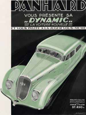 1936 Panhard Dynamic advert